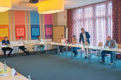 Erffnung der Veranstaltung durch CDA-Kreisvorsitzenden Matthia Wirth