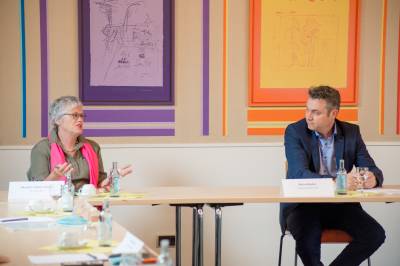 Margret Voeler-Deppe MdL und Mario Maaen